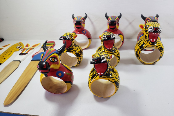 Algunas de las creaciones de Luis Pertuz. Foto: Fanny Arias Algunas de las creaciones de Luis Pertuz. Foto: Fanny Arias