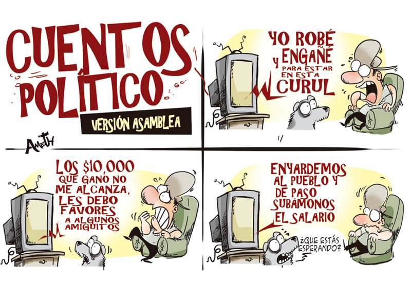 Trazo del Día - caricatura