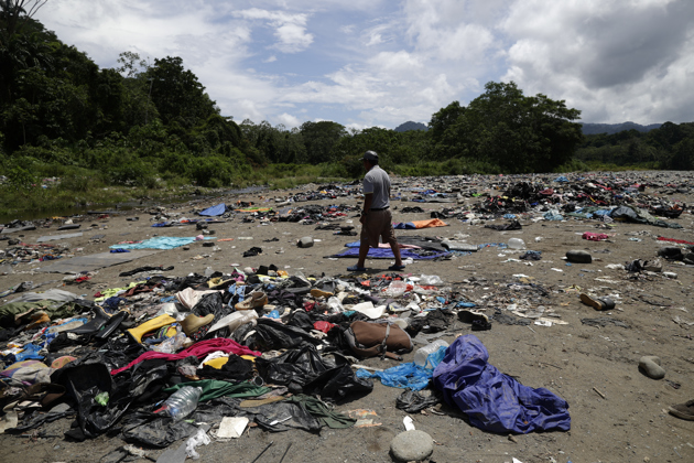 Entre enero de 2021 e inicios de este mes de octubre han cruzado la selva más de 784,000 personas. Foto: EFE Entre enero de 2021 e inicios de este mes de octubre han cruzado la selva más de 784,000 personas. Foto: EFE