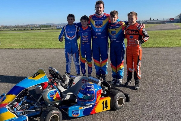 Gianmatteo Rousseau, piloto panameño reclutado por el team de kartin de Fernando Alonso. Foto: Instagram Gianmatteo Rousseau, piloto panameño reclutado por el team de kartin de Fernando Alonso. Foto: Instagram