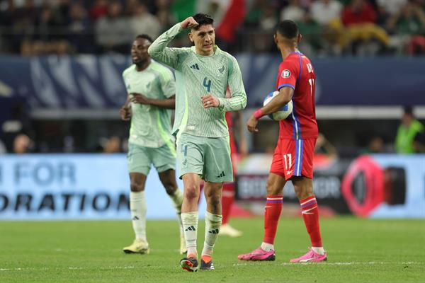 Edson Álvarez festeja su gol contra Panamá. Foto: EFE Edson Álvarez festeja su gol contra Panamá. Foto: EFE