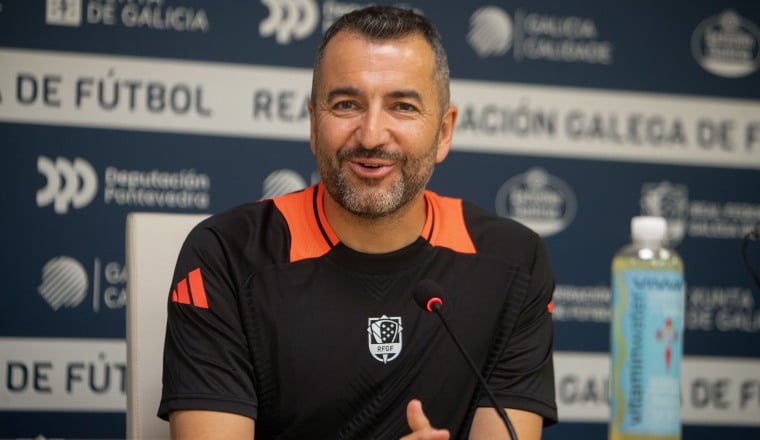 Diego Martínez, técnico del Galicia. Foto: EFE Diego Martínez, técnico del Galicia. Foto: EFE
