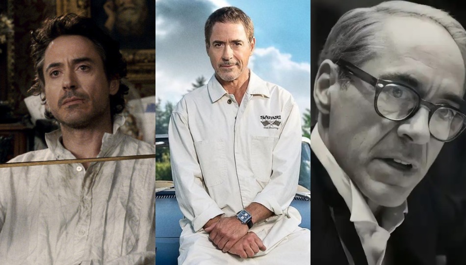 Sherlock Holmes, Robert Downey Jr. en su faceta como presentador y Lewis Strauss. Fotos: Tomadas de Internet Sherlock Holmes, Robert Downey Jr. en su faceta como presentador y Lewis Strauss. Fotos: Tomadas de Internet