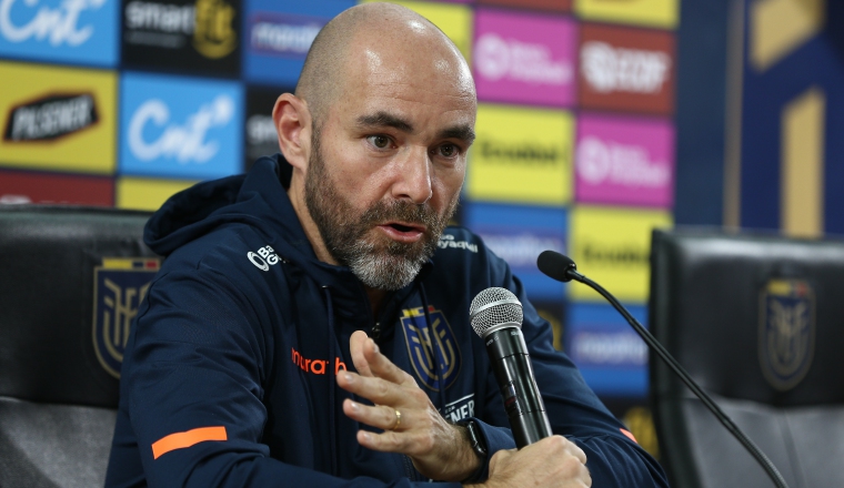 Félix Sánchez, técnico de Ecuador. Foto: EFE Félix Sánchez, técnico de Ecuador. Foto: EFE