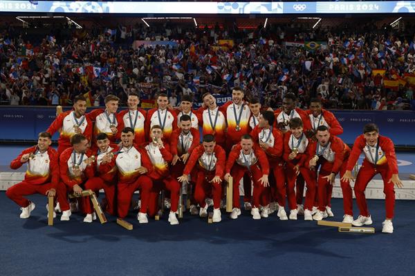 España ganó el oro olímpico en fútbol. Foto: EFE España ganó el oro olímpico en fútbol. Foto: EFE