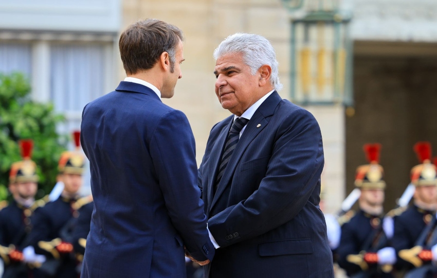 José Raúl Mulino se reunió con su homólogo francés, Emmanuel Macron/ Foto cortesía José Raúl Mulino se reunió con su homólogo francés, Emmanuel Macron/ Foto cortesía