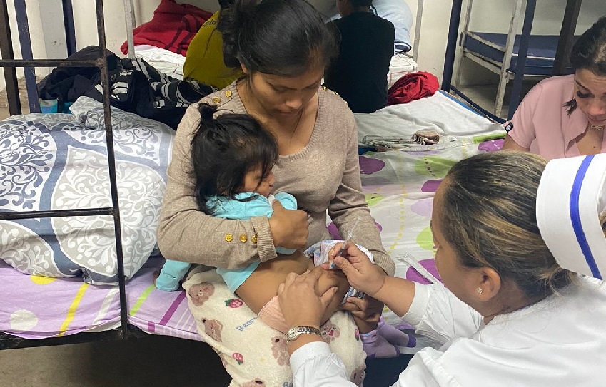 Se atienden a los infantes y además se han efectuado traslados a centros hospitalarios. Foto. Cortesía Se atienden a los infantes y además se han efectuado traslados a centros hospitalarios. Foto. Cortesía