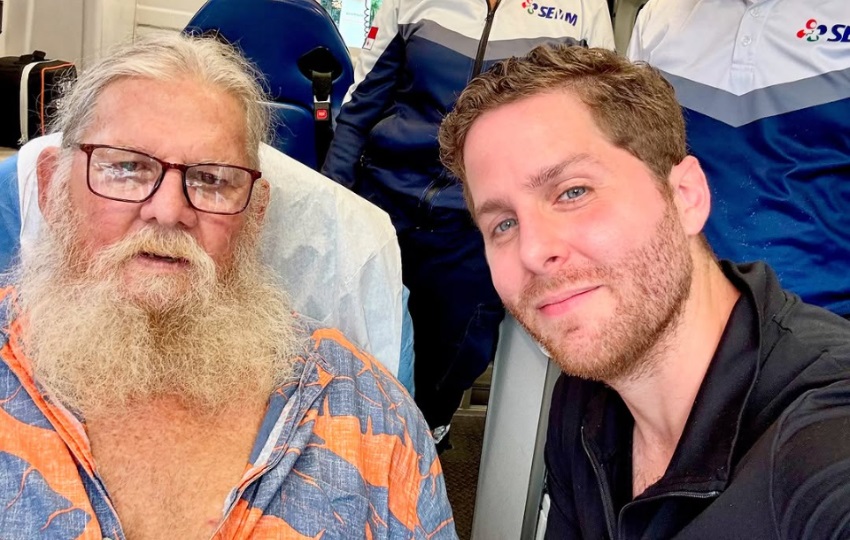 El Santa Miguel y Mayer Mizrachi. Foto: Instagram / @mayermm El Santa Miguel y Mayer Mizrachi. Foto: Instagram / @mayermm