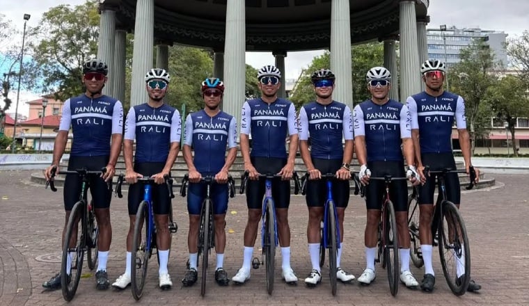 Selección de ciclismo de Panamá. Foto: Fepaci