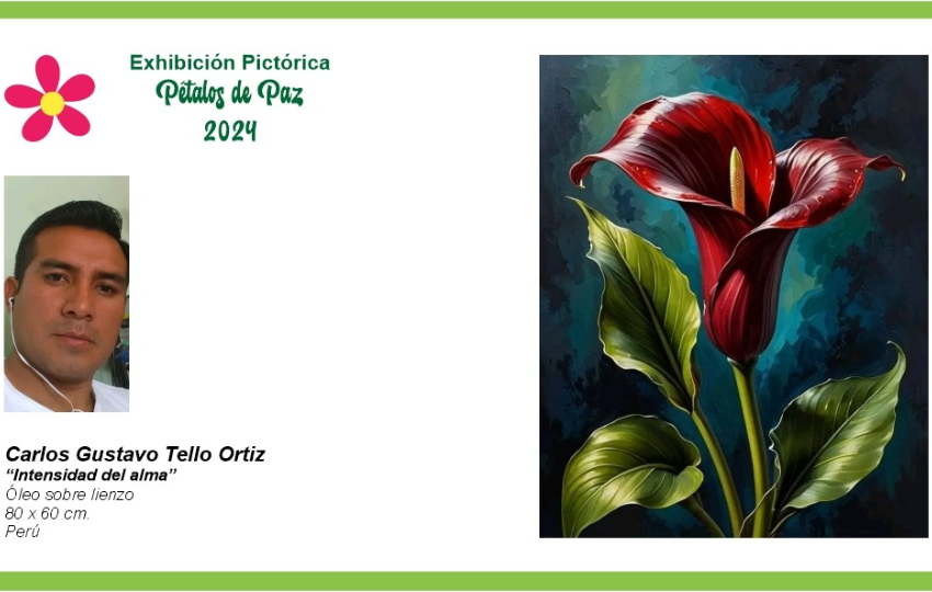 Carlos Gustavo Tello Ortiz (Perú)- "Intensidad del alma". Foto: Cortesía Carlos Gustavo Tello Ortiz (Perú)- "Intensidad del alma". Foto: Cortesía