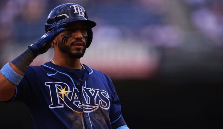 José Caballero, de los Rays. Foto: Instagram. José Caballero, de los Rays. Foto: Instagram.