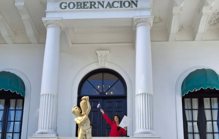 Demphra en la Gobernación de Panamá. Foto: Cortesía Demphra en la Gobernación de Panamá. Foto: Cortesía