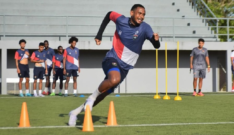 Jugadores de Belice en los entrenameintos. Foto: @footballfederationofbelize Jugadores de Belice en los entrenameintos. Foto: @footballfederationofbelize