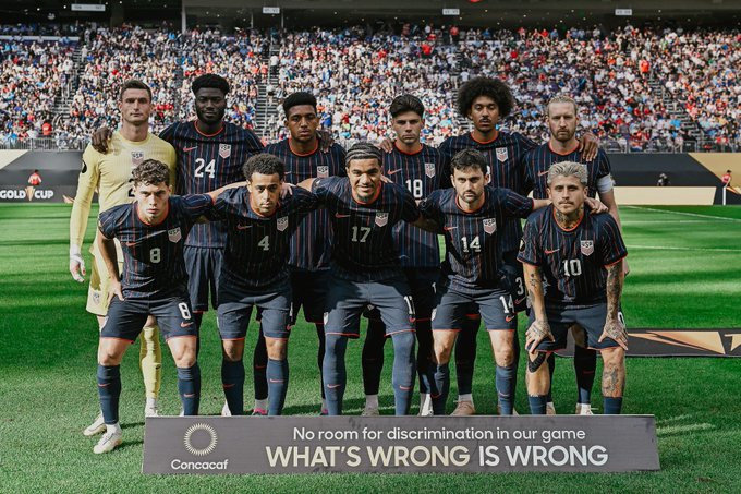 Equipo de Estados Unidos. Foto: @USMNT Equipo de Estados Unidos. Foto: @USMNT