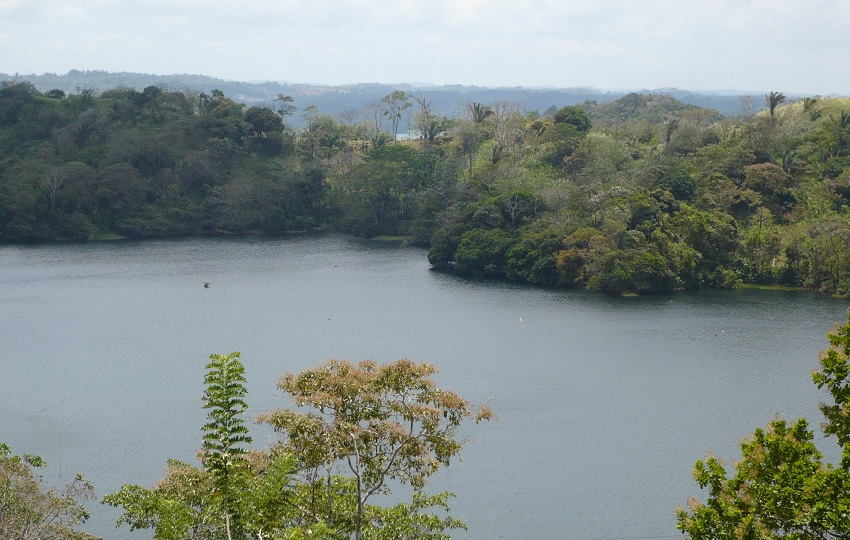 Este lago está situado a unos 26 metros sobre el nivel del mar, en el que pasan los barcos del Atlántico al Pacífico, en unos 33 kilómetros. Foto. Diómedes Sánchez Este lago está situado a unos 26 metros sobre el nivel del mar, en el que pasan los barcos del Atlántico al Pacífico, en unos 33 kilómetros. Foto. Diómedes Sánchez