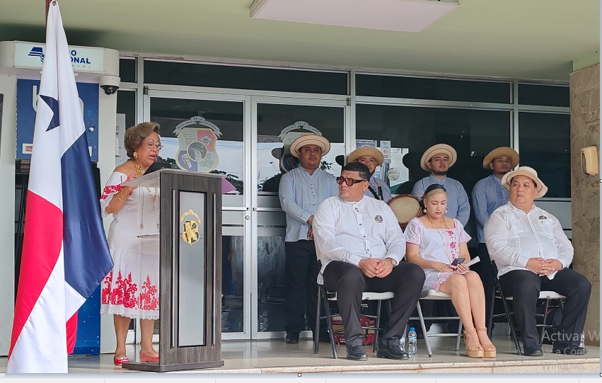 En el distrito de La Chorrera, por designación del concejo municipal, fue designada oradora oficial Itzel Torres Guaylupo destacada defensora de los derechos humanos de las mujeres. Foto. ERric Montenegro En el distrito de La Chorrera, por designación del concejo municipal, fue designada oradora oficial Itzel Torres Guaylupo destacada defensora de los derechos humanos de las mujeres. Foto. ERric Montenegro