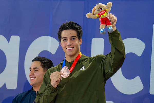 Tyler Christianson se apuntó la medalla de bronce. Foto: COP Tyler Christianson se apuntó la medalla de bronce. Foto: COP