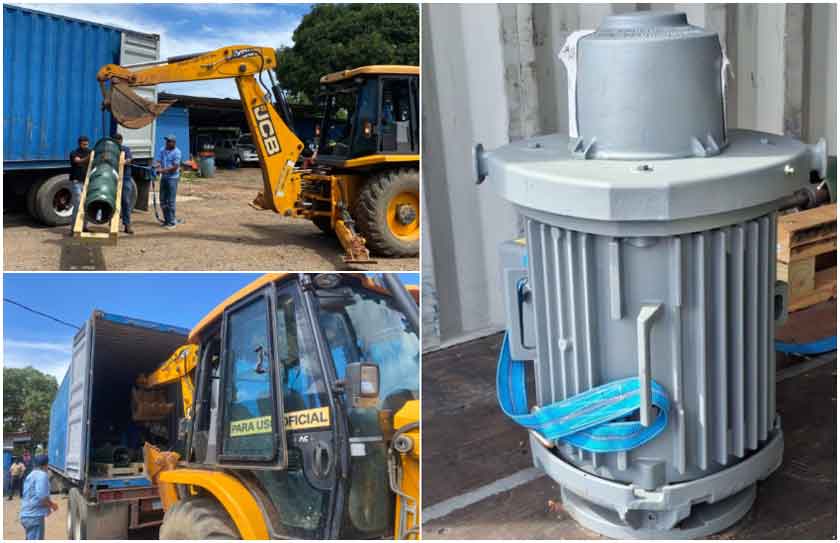 Equipos de bombeo y motores para la planta Roberto Reyna. Equipos de bombeo y motores para la planta Roberto Reyna.