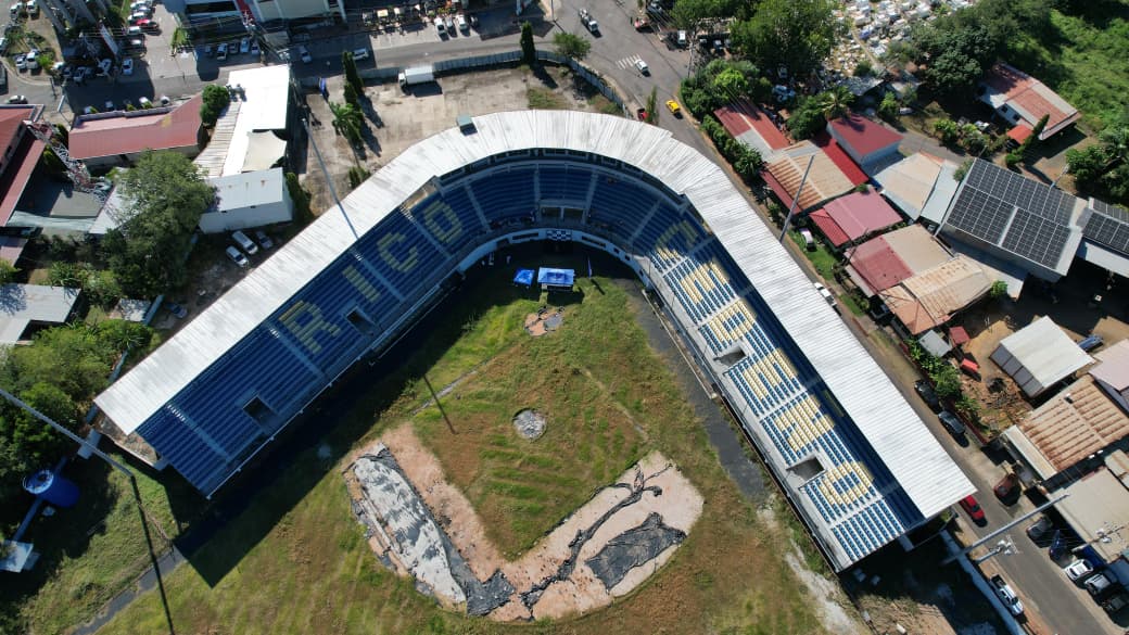 Los trabajos en el estadio Rico Cedeño de Chitré serán retomados. Foto: Pandeportes. Los trabajos en el estadio Rico Cedeño de Chitré serán retomados. Foto: Pandeportes.