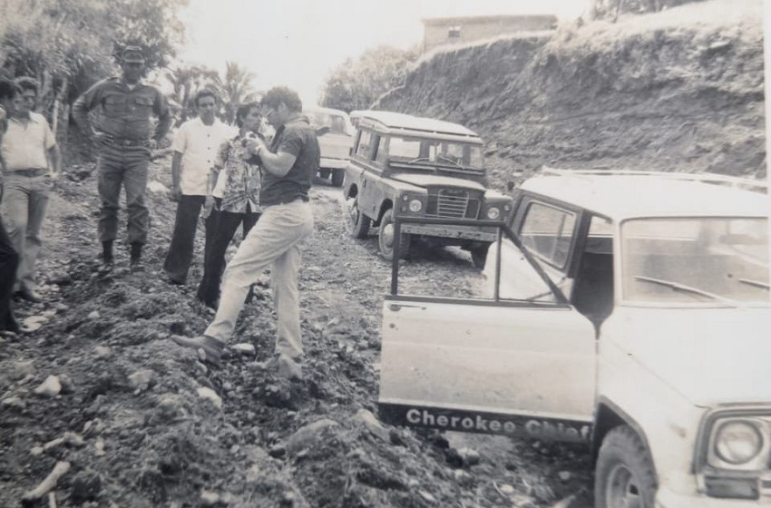 En varias actividades se destacó Kapell, entre estas la construcción de importantes carreteras. Foto: Cortesía En varias actividades se destacó Kapell, entre estas la construcción de importantes carreteras. Foto: Cortesía