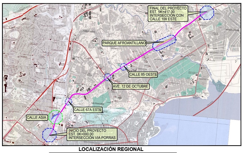 La obra tendrá una longitud total de 5.4 kilómetros La obra tendrá una longitud total de 5.4 kilómetros