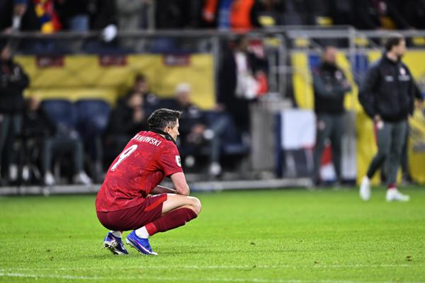 Robert Lewandowski, jugador de Polonia. Foto: EFE