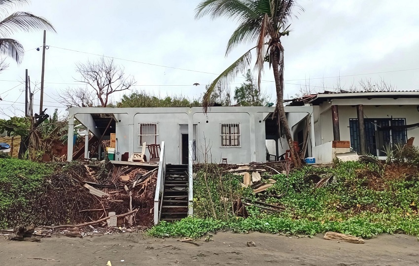 El temporal tomó por sorpresa a los residentes. El temporal tomó por sorpresa a los residentes.