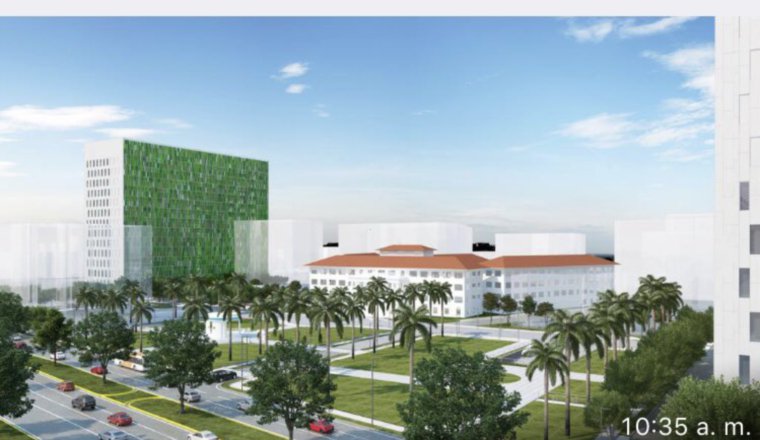 Concepto del nuevo hospital, revelado por el ministro de Salud. Concepto del nuevo hospital, revelado por el ministro de Salud. /Foto Twitter