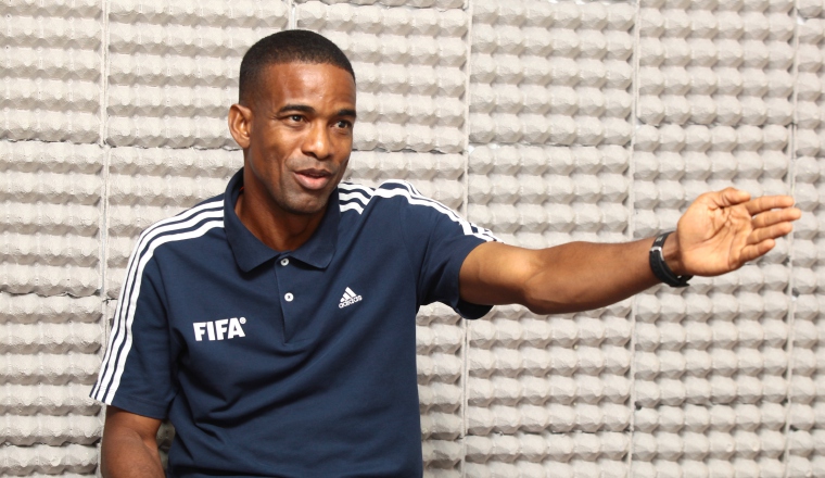 Roberto Moreno, árbitro mundialista en Brasil 2014. Roberto Moreno, árbitro mundialista en Brasil 2014.