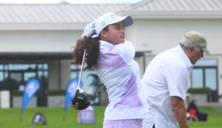 3.  Sara Guadalupe  Luciani reinó en su categoría con "score" bajo par.