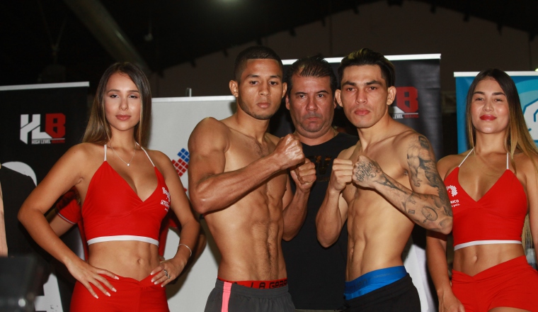 William Vargas (izq.) y el colombiano Leonardo Carrillo. William Vargas (izq.) y el colombiano Leonardo Carrillo. Anayansi Gamez
