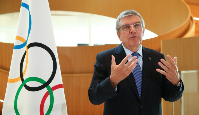 Thomas Bach, presidente del COI. Thomas Bach, presidente del COI. AP