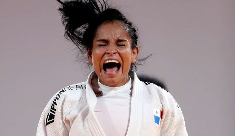 Kristine Jiménez de judo. Foto: Cortesía