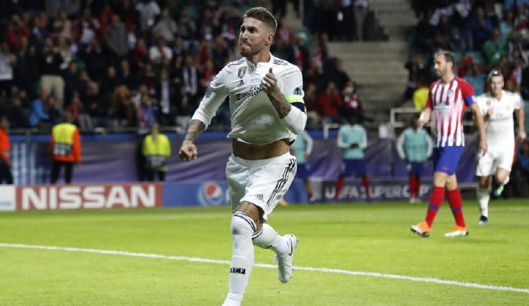 Sergio Ramos capitán del Real Madrid. Foto: AP Sergio Ramos capitán del Real Madrid Foto: AP