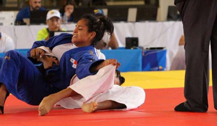 37020104.jpg Kristine Jíménez de judo. Foto: Archivo