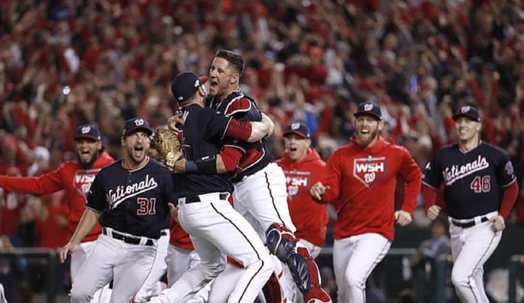 Nacionales, actuales campeones de las Grandes Ligas. Nacionales, actuales campeones de las Grandes Ligas. Foto:EFE