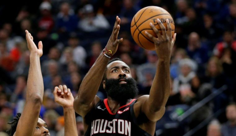 James Harden de los Rockets de Houston. James Harden de los Rockets de Houston. Foto:EFE