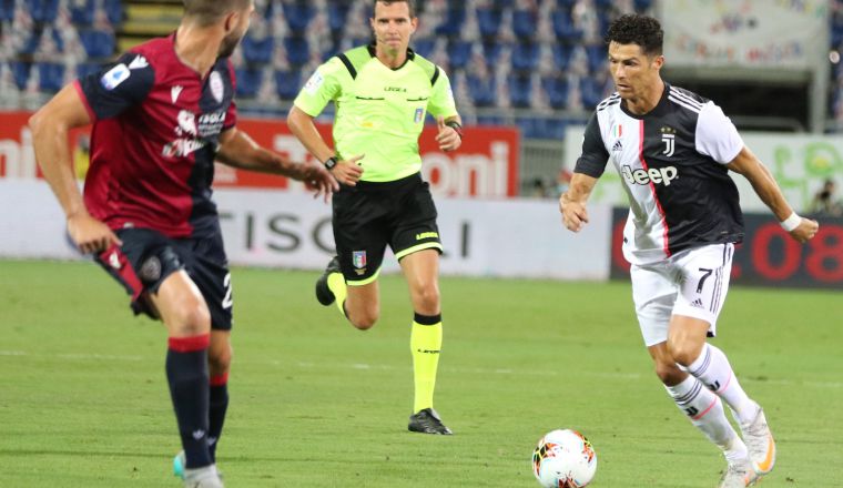 Juventus con Ronaldo perdió ante Cagliari. Juventus con Ronaldo perdió ante Cagliari. Foto:EFE
