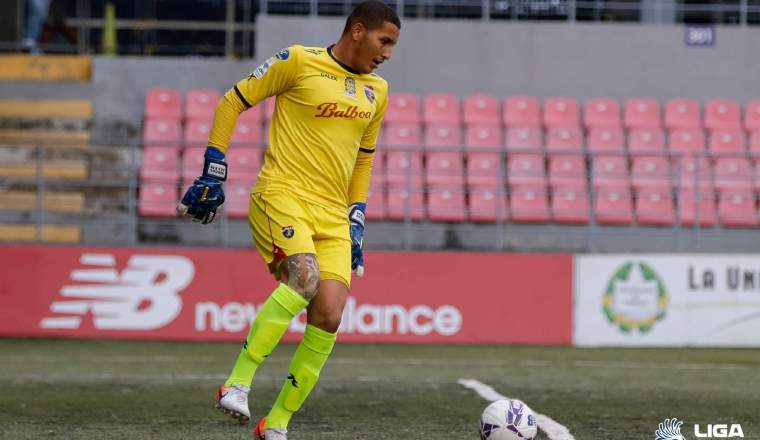 Marcos Allen, portero de Plaza Amador que fichó con Atlético Sanluqueño. Marcos Allen, portero de Plaza Amador que fichó con Atlético Sanluqueño. Foto:@LPF