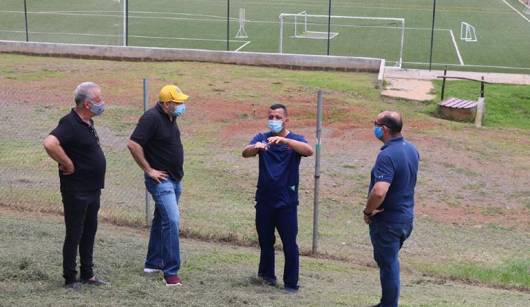 38466801.jpg Cancha e instalaciones de Río Congo fueron inspeccionadas. Foto:@CAIPanama