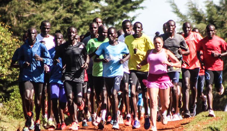 Un entrenamiento en Kenia. Un entrenamiento en Kenia. Cortesía