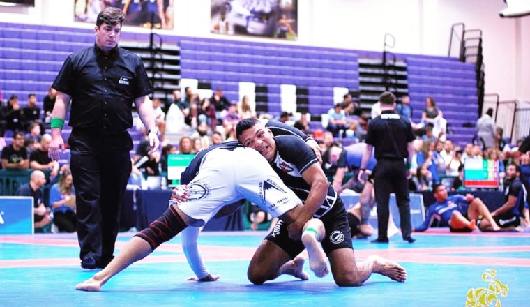 39638910_0.jpg Leonardo González en un torneo de jiu jitsu. Foto:Cortesía