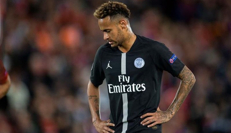 Neymar jugador del PSG de Francia Neymar jugador del PSG de Francia Foto:EFE