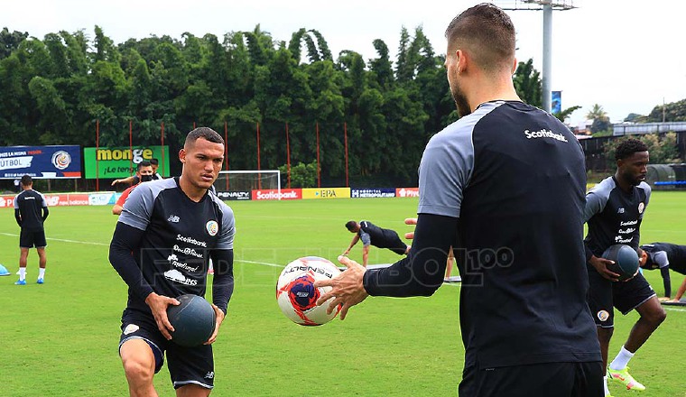 42075602.jpg Entrenamientos de Costa Rica. Foto:@fedefutbolcrc