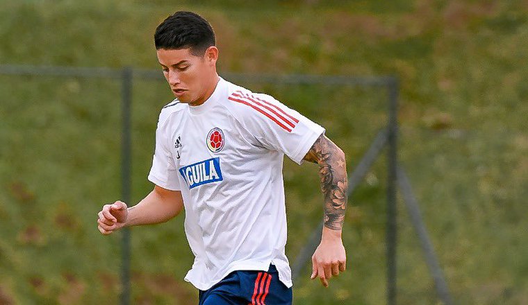 42756655.jpg James Rodriguez. Foto:Twitter