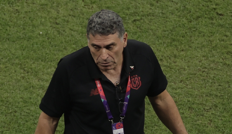 Luis Fernando Suárez, técnico de Costa Rica. Foto:EFE