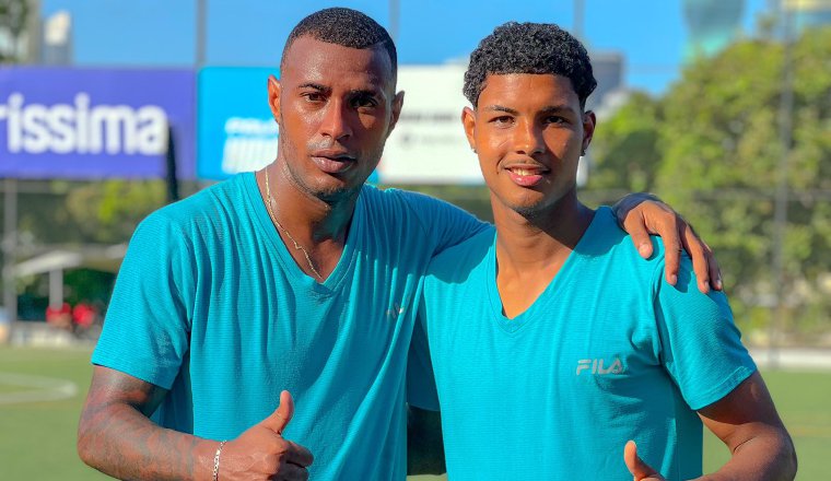 Carlos Small y Davis Contreras. Carlos Small y Davis Contreras. Foto: Twitter