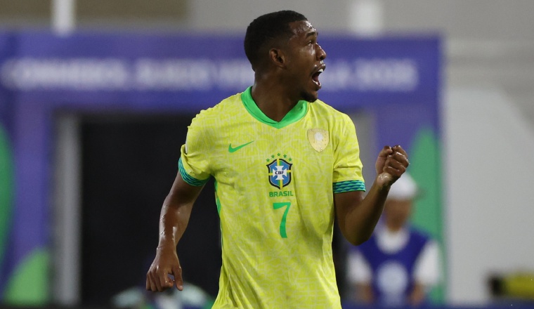 Brasil presenta a Rayan, un joven delantero de 19 años. Brasil presenta a Rayan, un joven delantero de 19 años. Foto:EFE