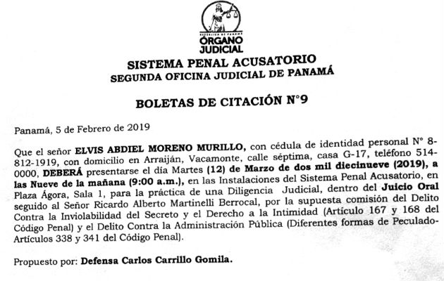 López devolvió las siete citaciones que le entregaron. López devolvió las siete citaciones que le entregaron.
