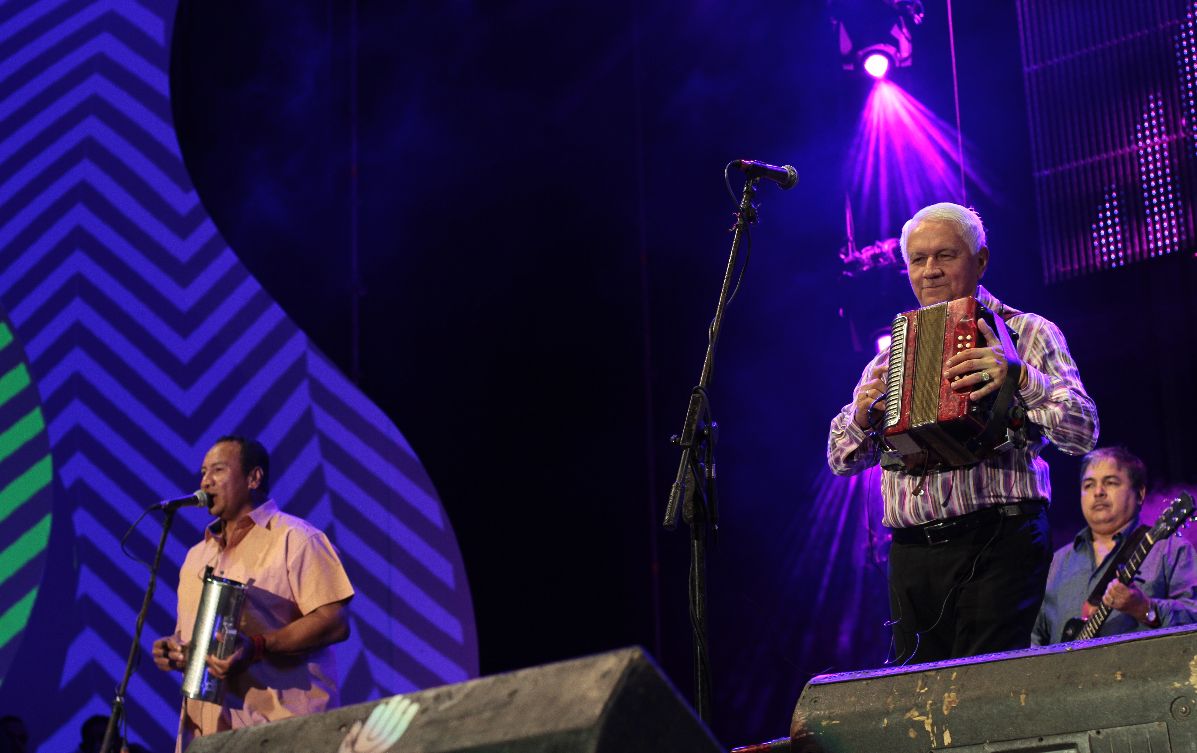 El artista típico Ulpiano Vergara participó de la fiesta. Foto/Aurelio Herrera